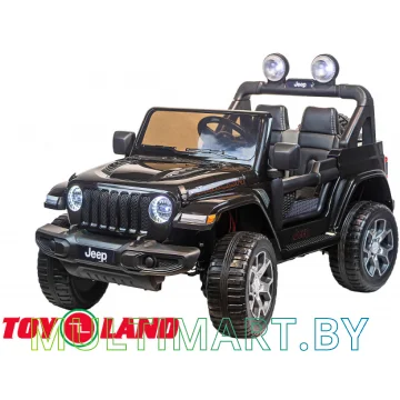 Электромобиль Toyland Jeep Rubicon DK-JWR555 (черный/краска)